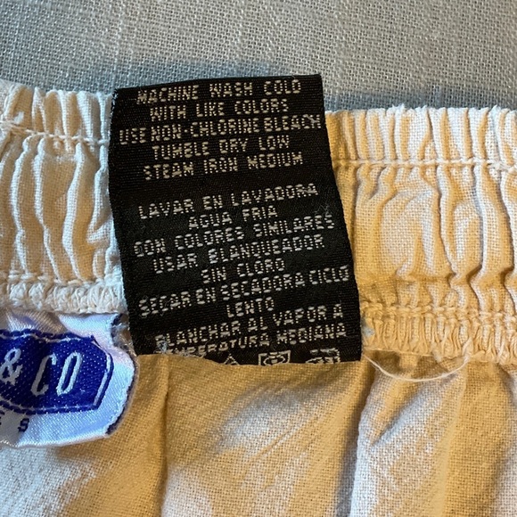 Men's Casual Cream Joggers - Picture 5 of 5